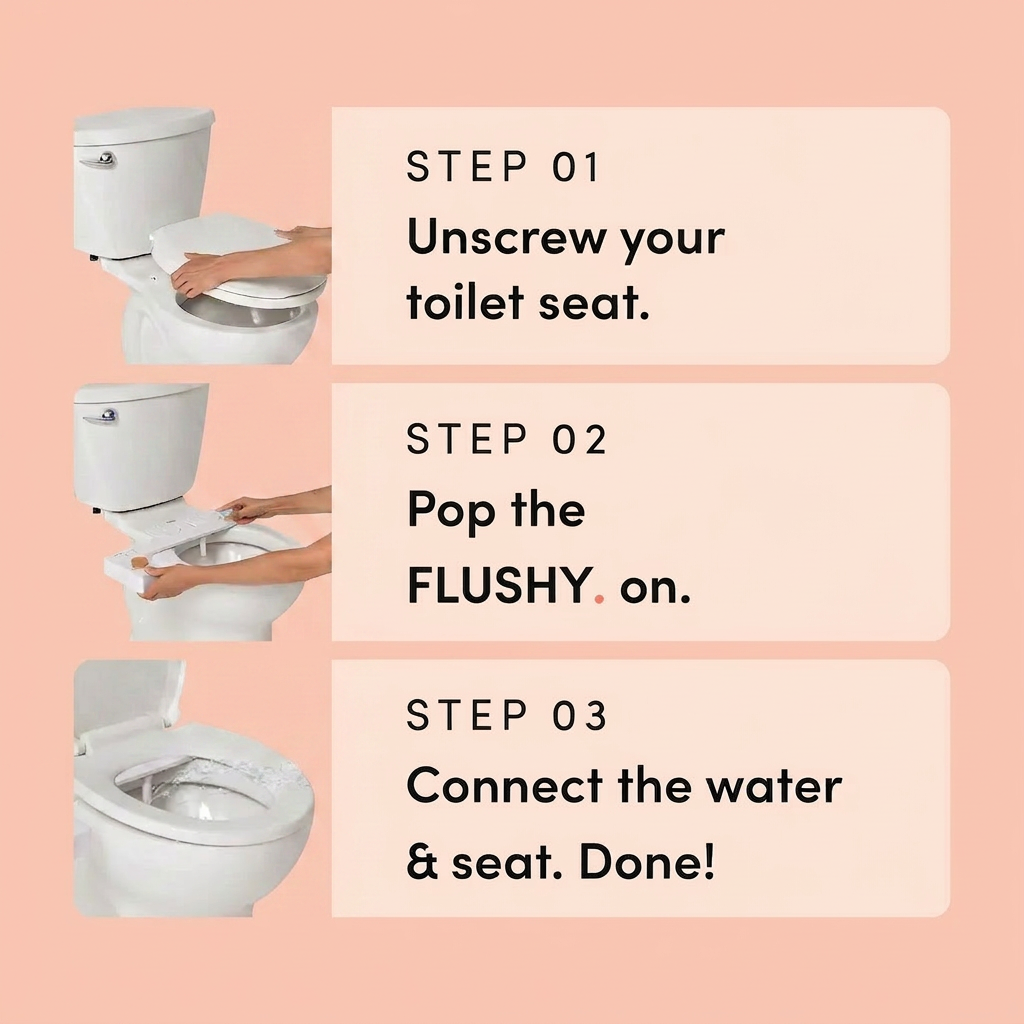 Flushy installation steps